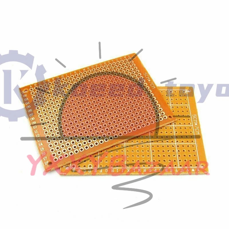 Universal Prototype Electronic Component Paper PCB Test Circuit Board 5*7cm 2PCS