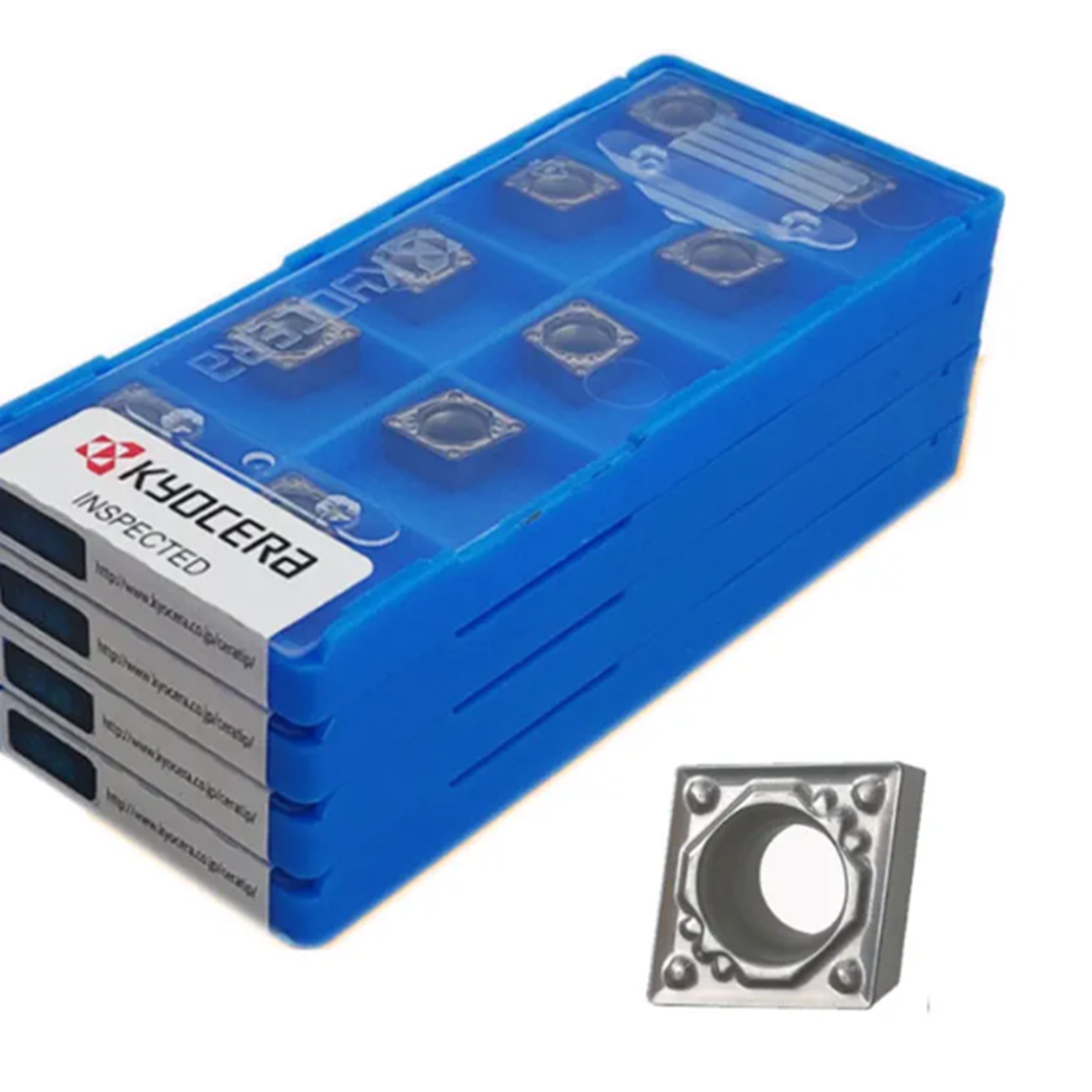 10-Piece Set KYOCERA CCMT060202HQ PR930 CNC Blade for CNC Machining Applications - KYOCERA