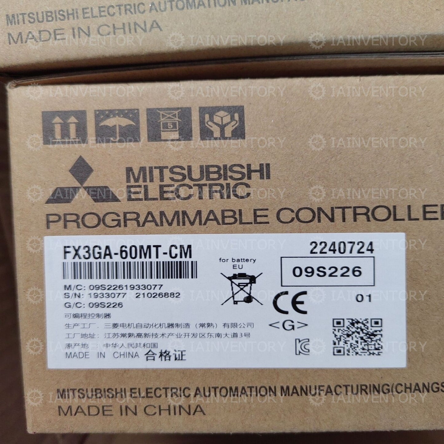 MITSUBISHI FX3GA-60MT-CM Programmable Controller PLC Module - MITSUBISHI
