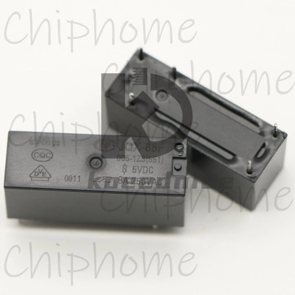 10Pieces HongFa JQX-68F-005-1ZS Power relay 5VDC 8A 5Pins