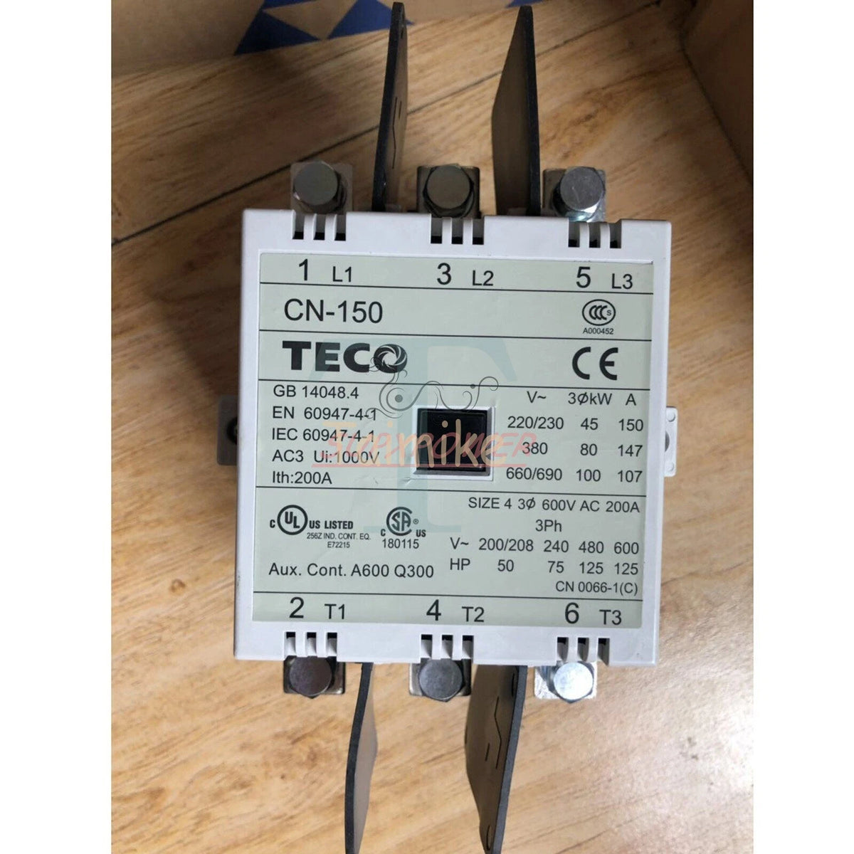 Teco CN-150 220Vac Contactor (1PCS)