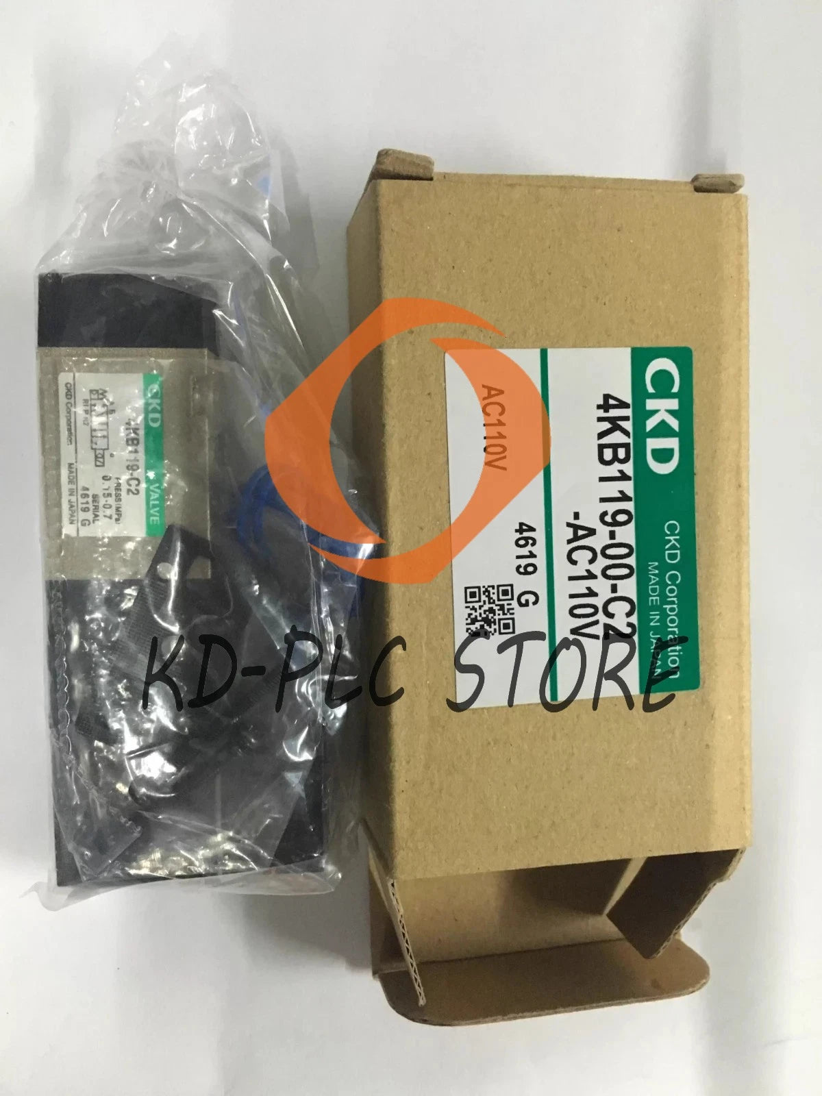 1PCS CKD 4KB119-00-C2 AC110V solenoid valve