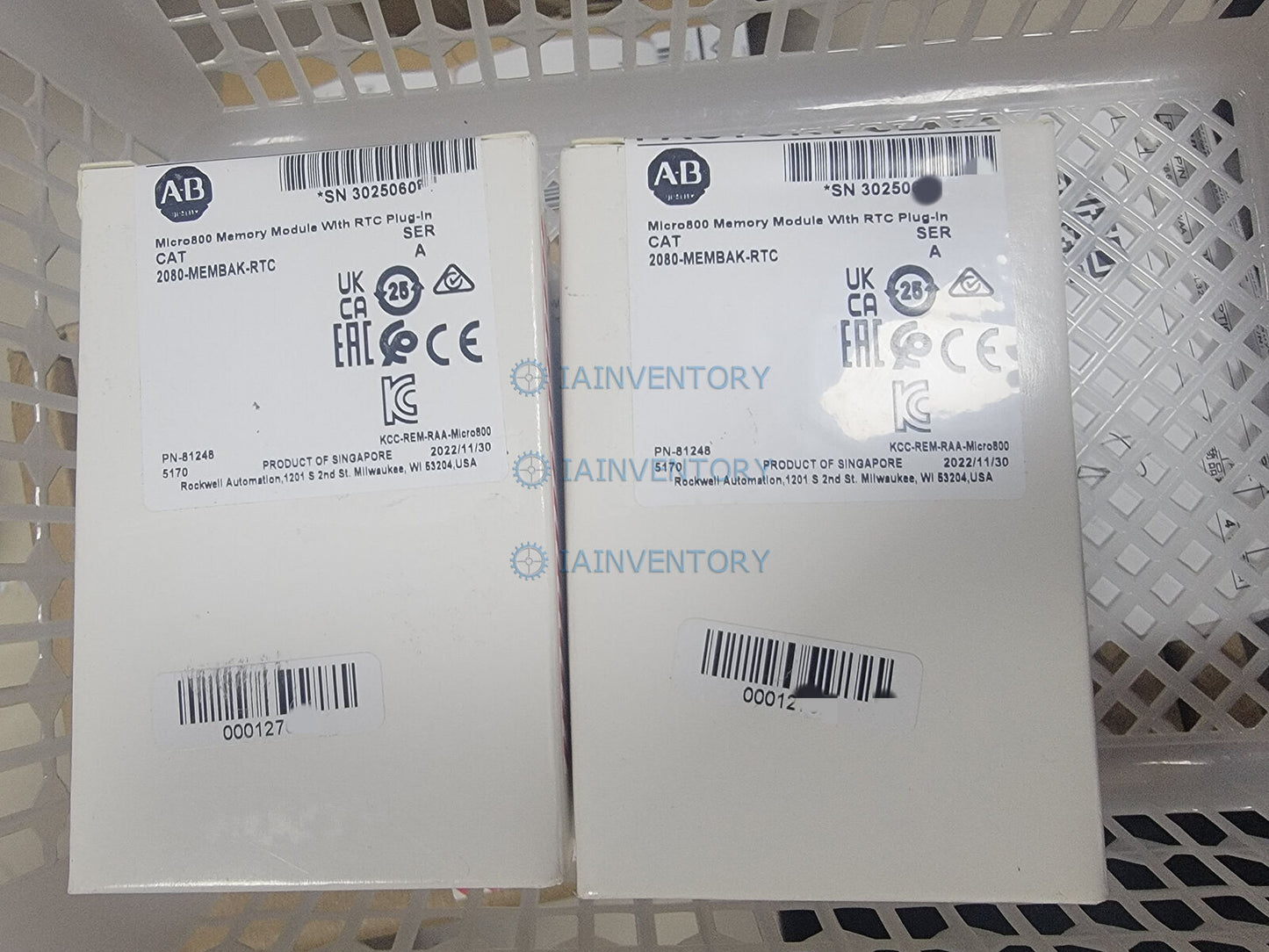 Allen Bradley 2080-MEMBAK-RTC Memory Backup, Data Log, Recipe - ALLEN BRADLEY