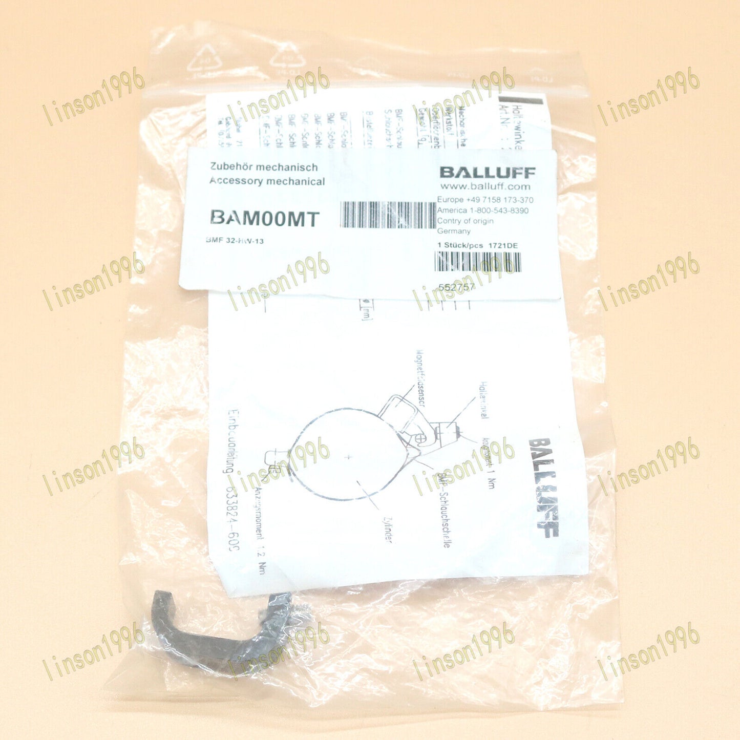 Balluff BMF 32-HW-13 Sensor Bracket Spot Stock - KOEED
