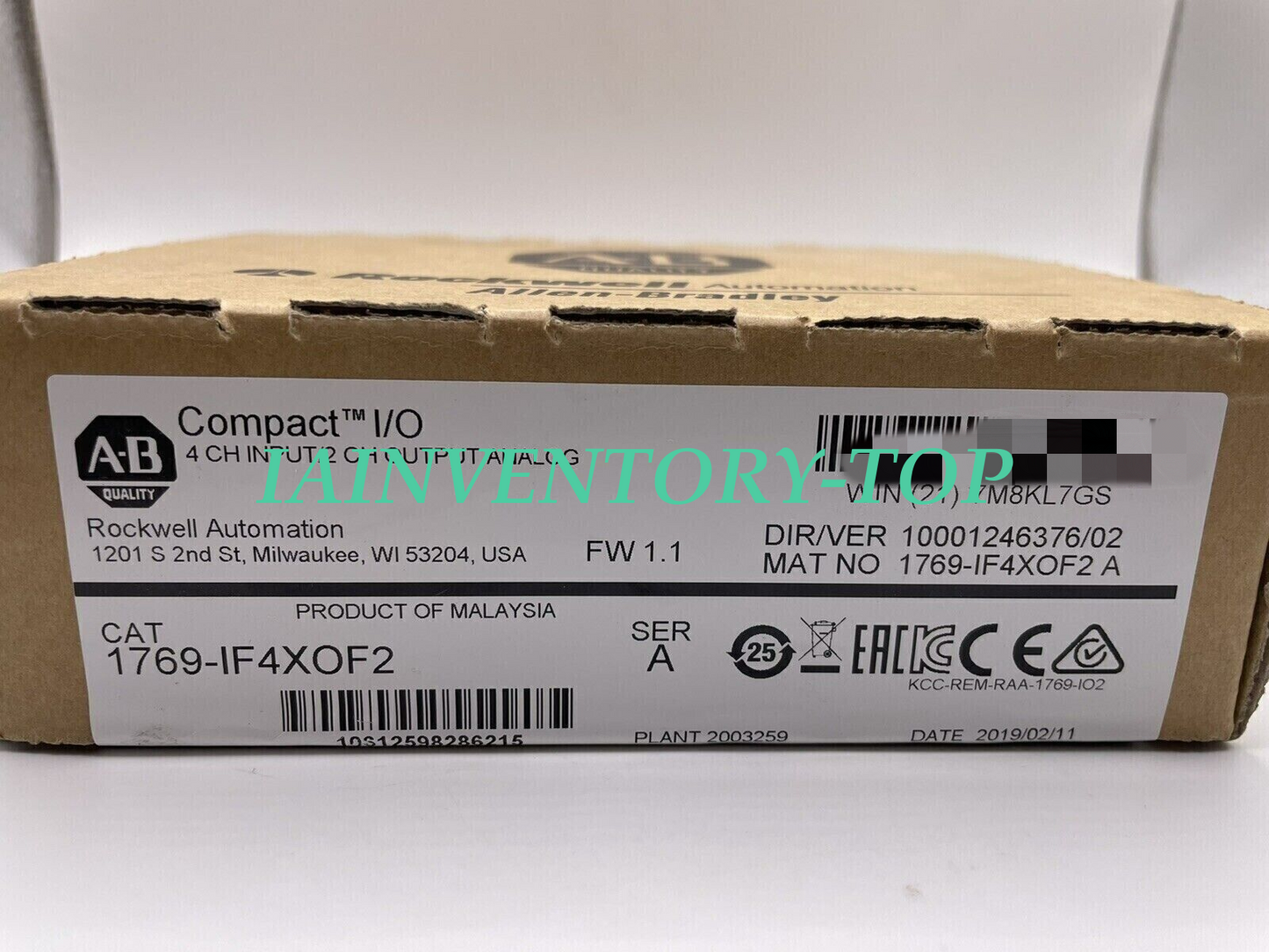 Allen-Bradley 1769-IF4XOF2 6 Point Analog Combination Module New In Box - ALLEN-BRADLEY