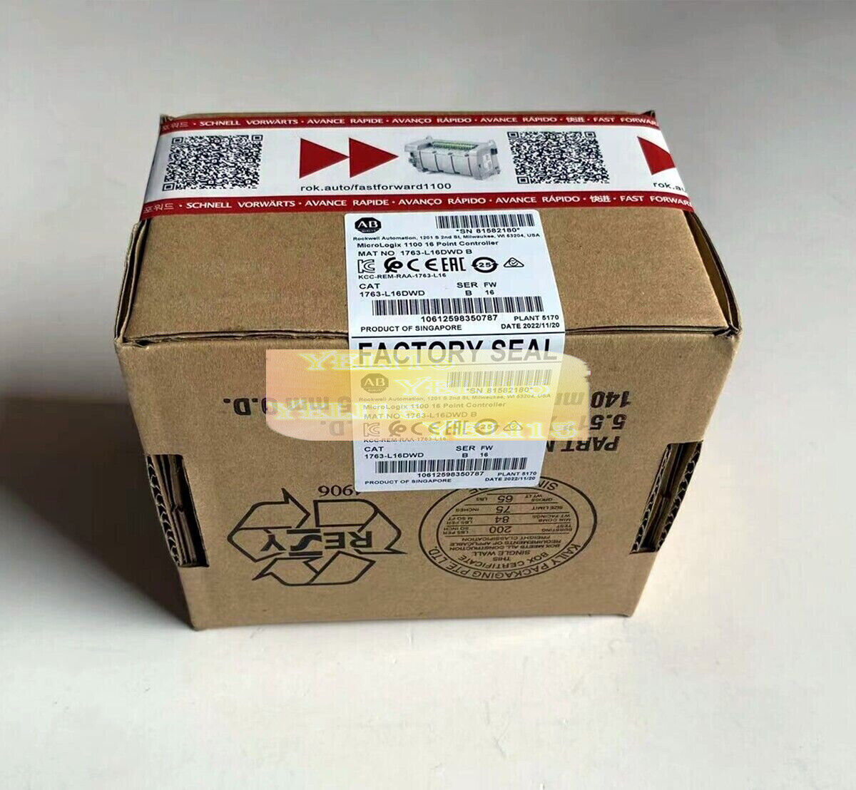 AB 1763-L16DWD MicroLogix 1100 16 Point Controller - MICROLOGIX