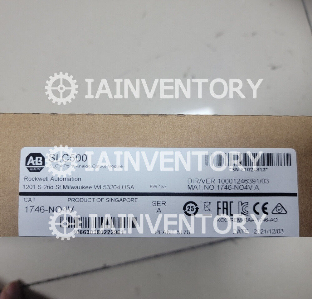 Allen Bradley 1746-NO4V Next Day Air Shipment - ALLEN BRADLEY