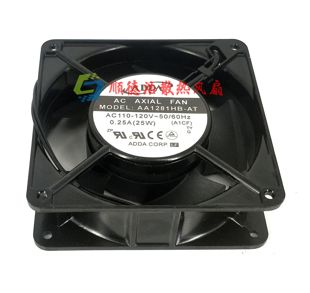 1pcs ADDA AA1281HB-AT 110V 25W 12cm 12038 large air volume fan