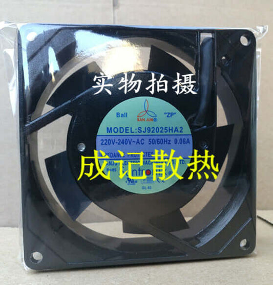 new 1pcs SANJUN SJ92025HA2 AC220V Double Ball Wire Cooling Fan
