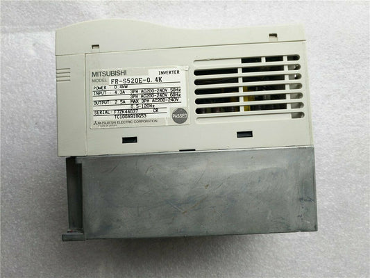 used ONE Mitsuboshi Inverter FR-S520E 0.4K 220V ā Tested, Good Condition - ONE MITSUBOSHI