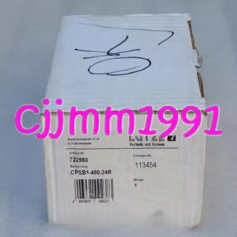 1PC LUTZE CPSB1-480-24R - Efficient 24A 480V Power Strip - LUTZE