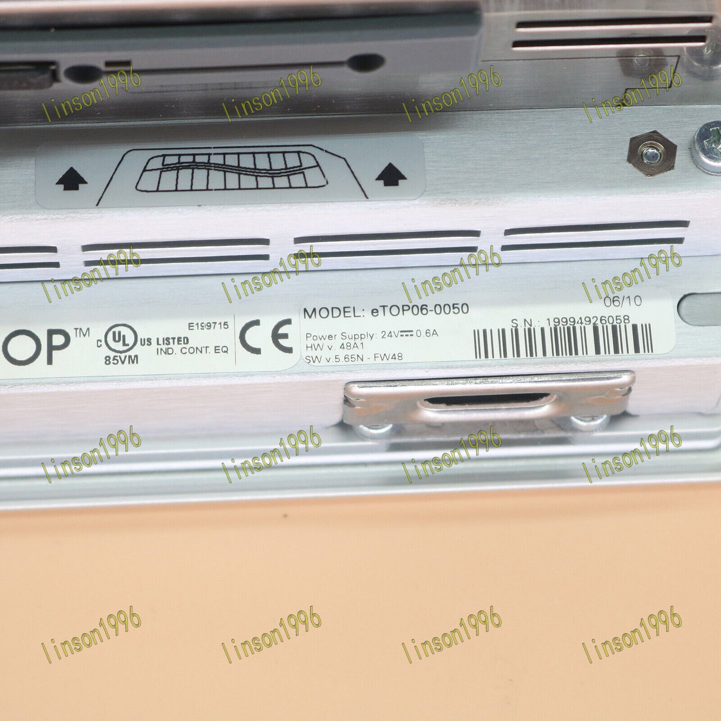 used 1pcs uniop etop06-0050 24v 0.6a touch screen tested ok - UNIOP