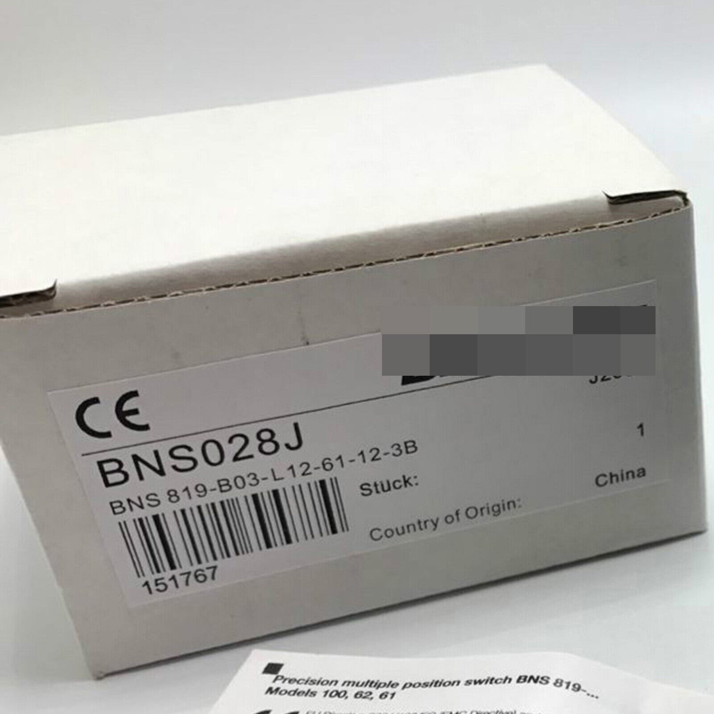 1PC Replace for Limit Switch BNS 819-B03-L12-61-12-3B - Industrial Replacement Switch with Reliable Performance - LIMIT SWITCH