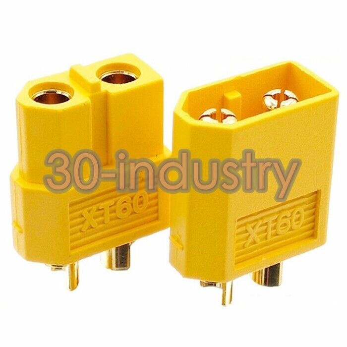100 Pairs XT60 Connector Male & Female Plugs for RC Models - KOEED