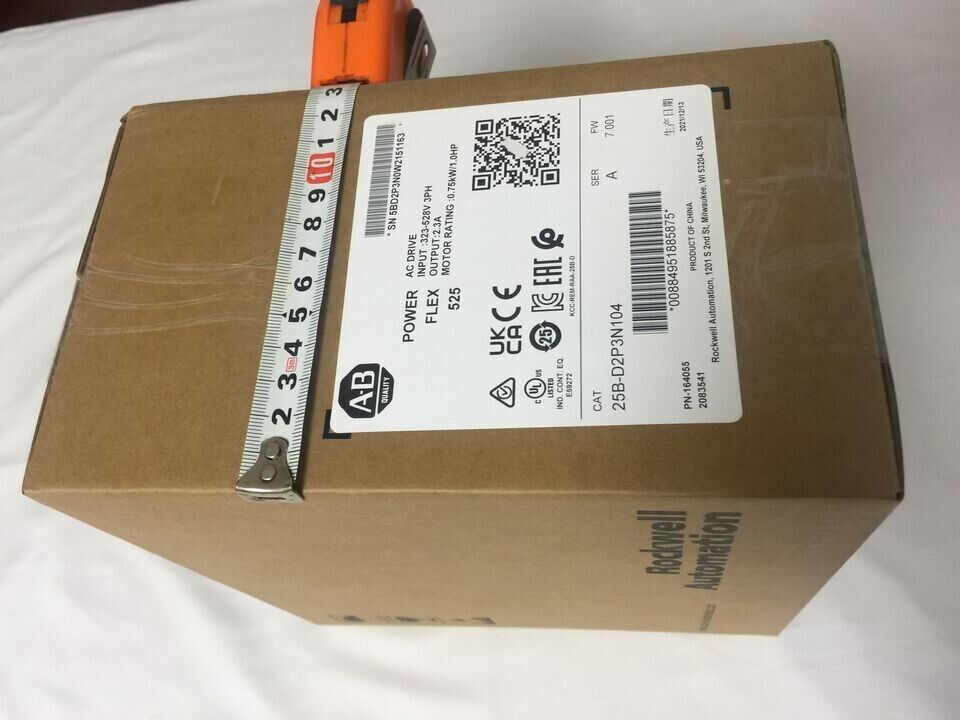 Allen-Bradley PowerFlex 525 AC Drive 0.75kW Factory Sealed - ALLEN-BRADLEY