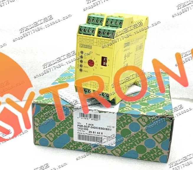 1Pcs Phoenix Safety Relay 2981428 PSR-SCP-24DC/ESD/5X1/1X2/300