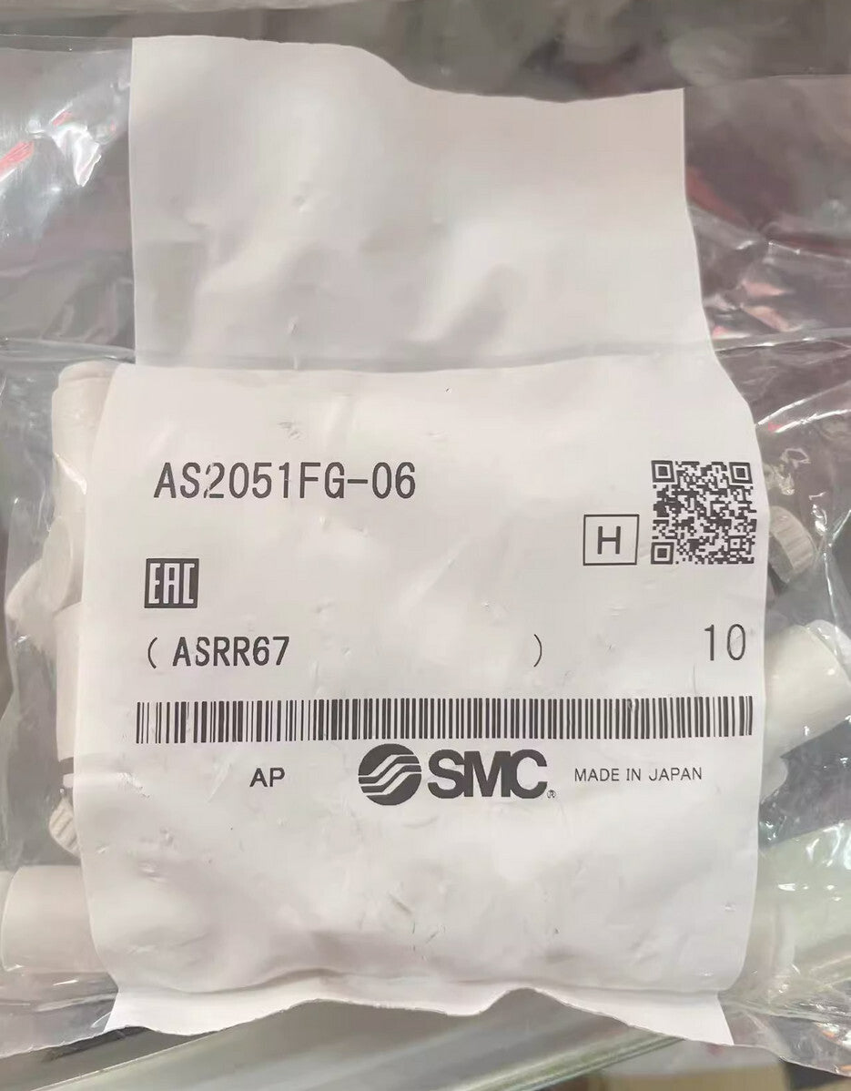 1Bag/10pcs SMC AS2051FG-06 AS2051FG06 Fittings Free Ship