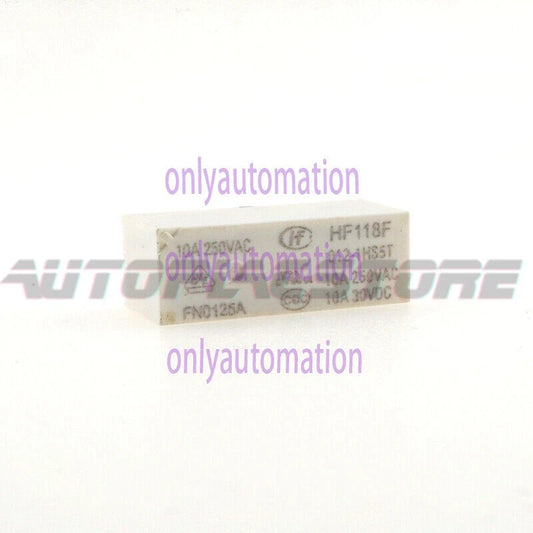 10PCS HongFa HF118F 012-1HS5T Power Relay 10A 250VDC 4 Pins~