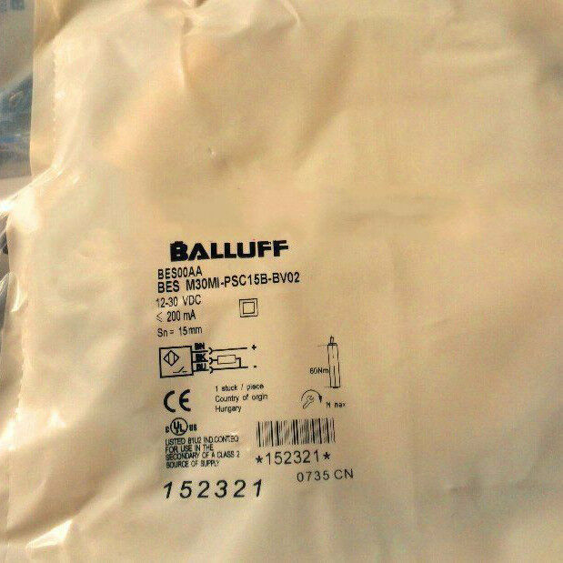 1pc balluff proximity sensor bes m30mi-psc15b-bv02 ship - BALLUFF