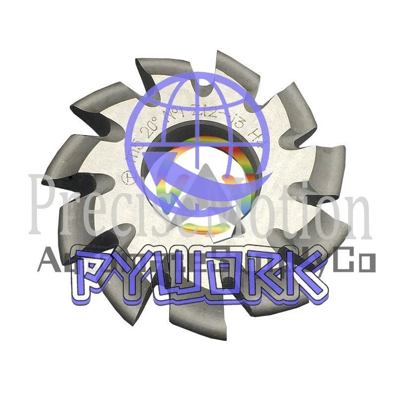 8Pcs /Set 1#2#3#4#5#6#7#8# Involute Gear Cutters Module0.3~8 PA20 Bore16~135
