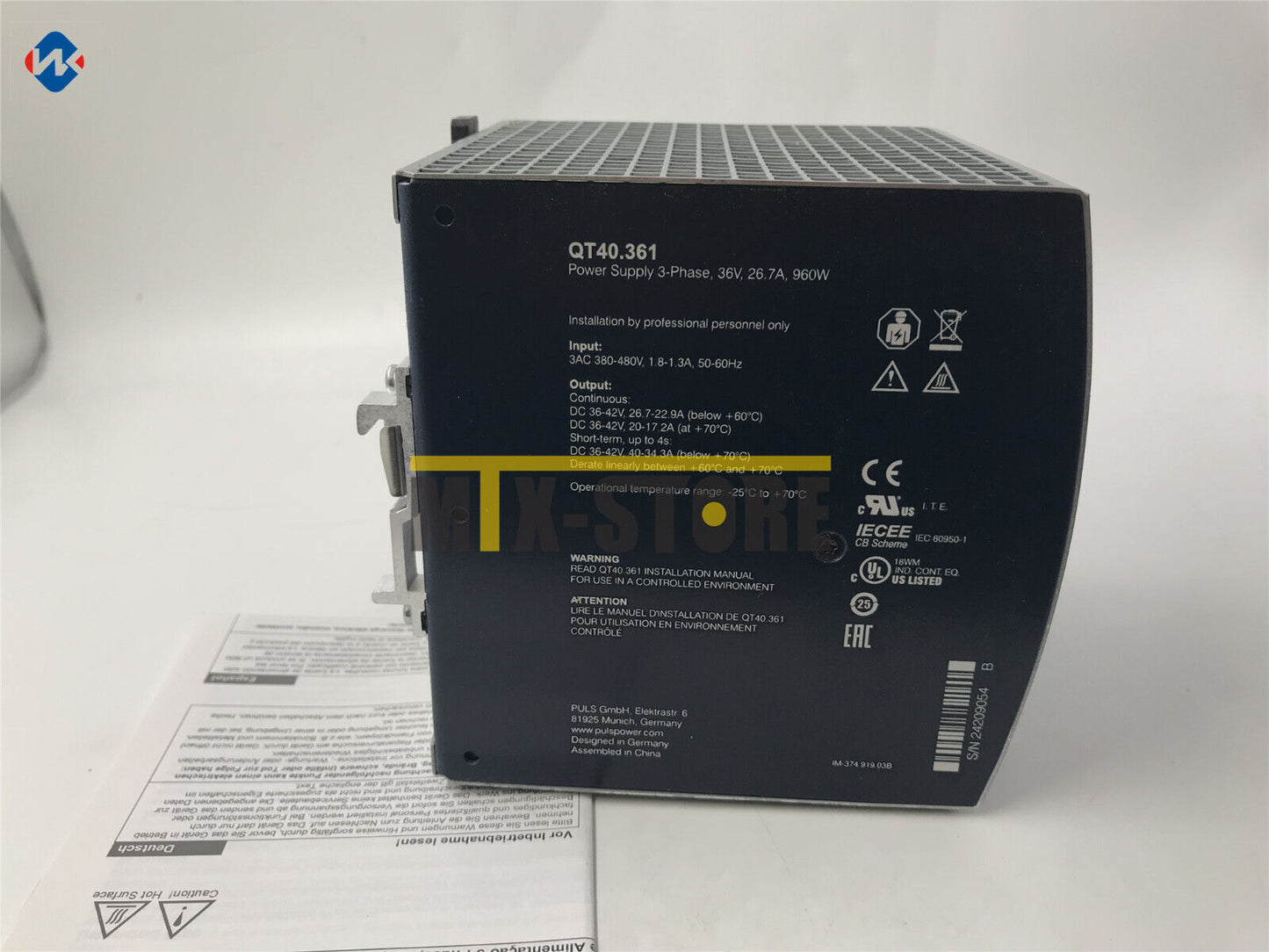 new 1PCS PULS QT40.361 Power supply - PULS