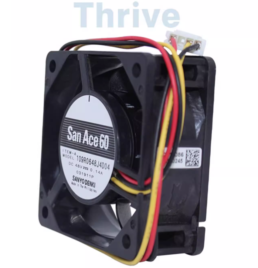 new - SANYO 109R0648J4D04 6025 48V 0.14A 6CM Axial Fan Cooling Fan - SANYO