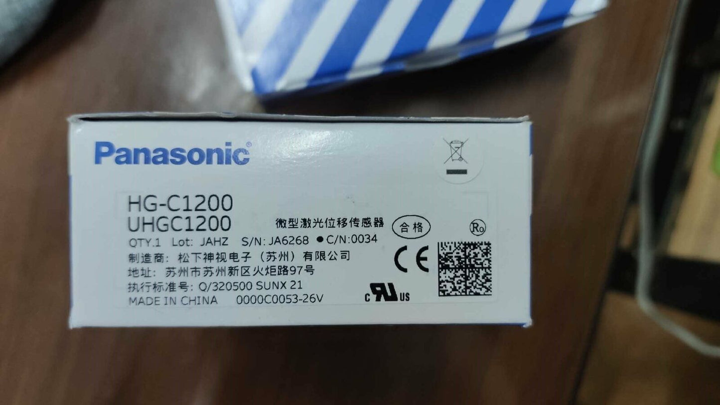 1-Piece Panasonic HG-C1200 Laser Displacement Sensor In Box - PANASONIC