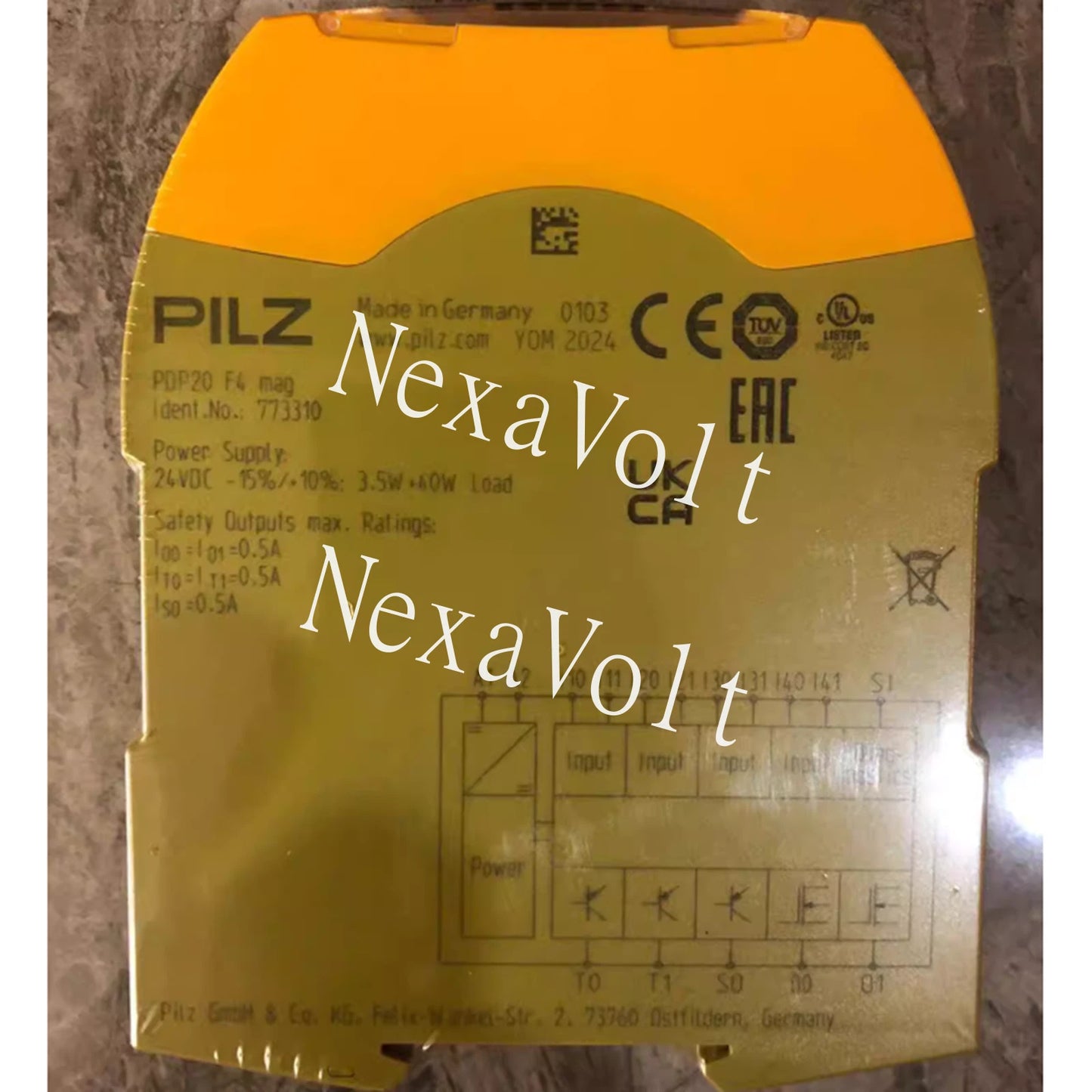 1PC pilz 773310 PDP20 F 4 mag safety relay Fast Ship #YP1