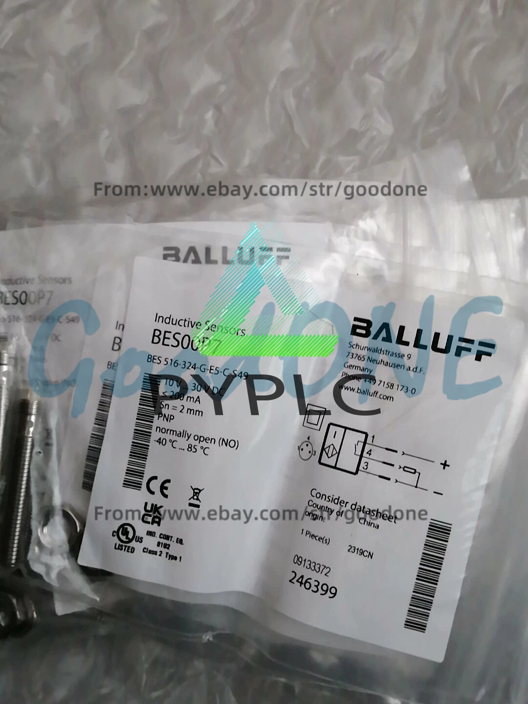 1PC FOR Balluff BES00P7 Proximity Switch Sensor