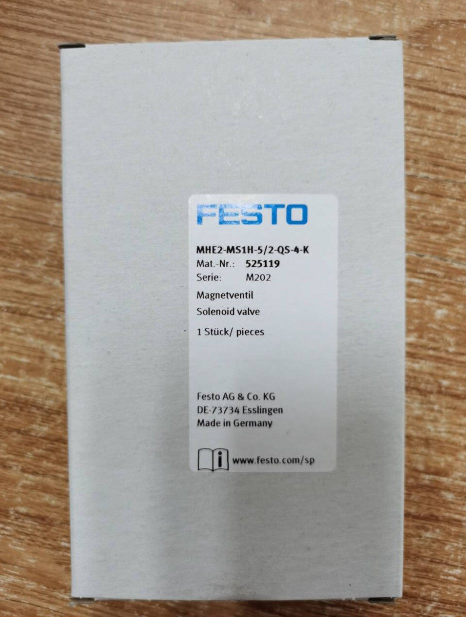 1PC Festo MHE2-MS1H-5/2-QS-4-K 525119 Solenoid Valve