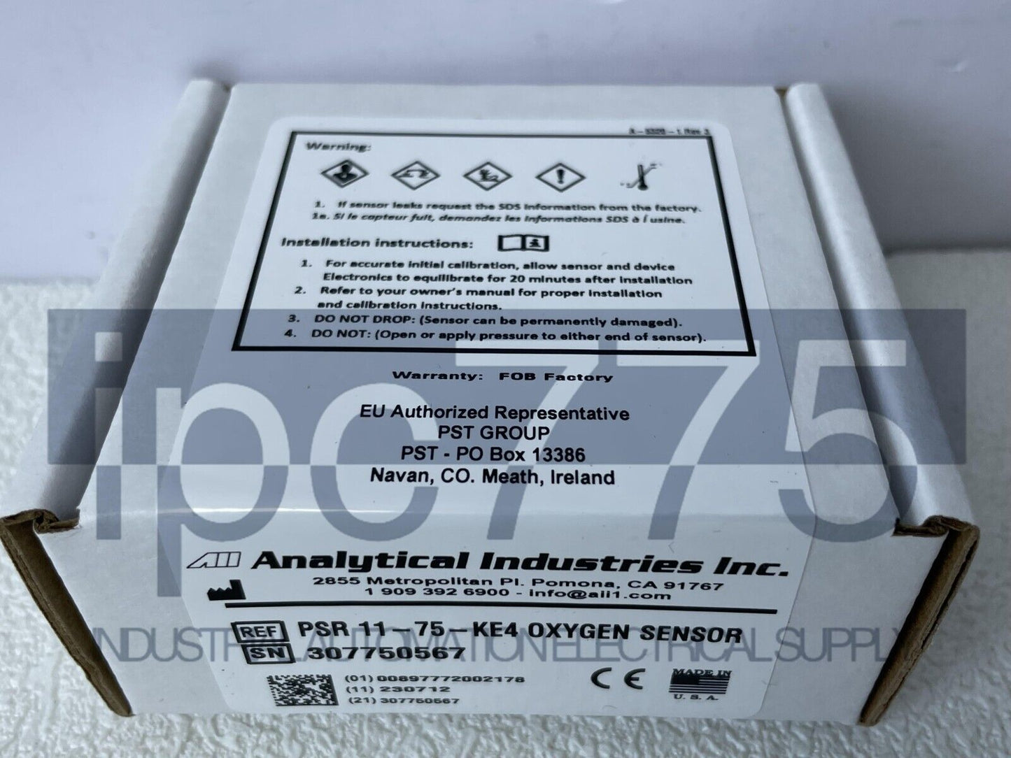 VELA Oxygen Sensor PSR11-75-KE4 - VELA