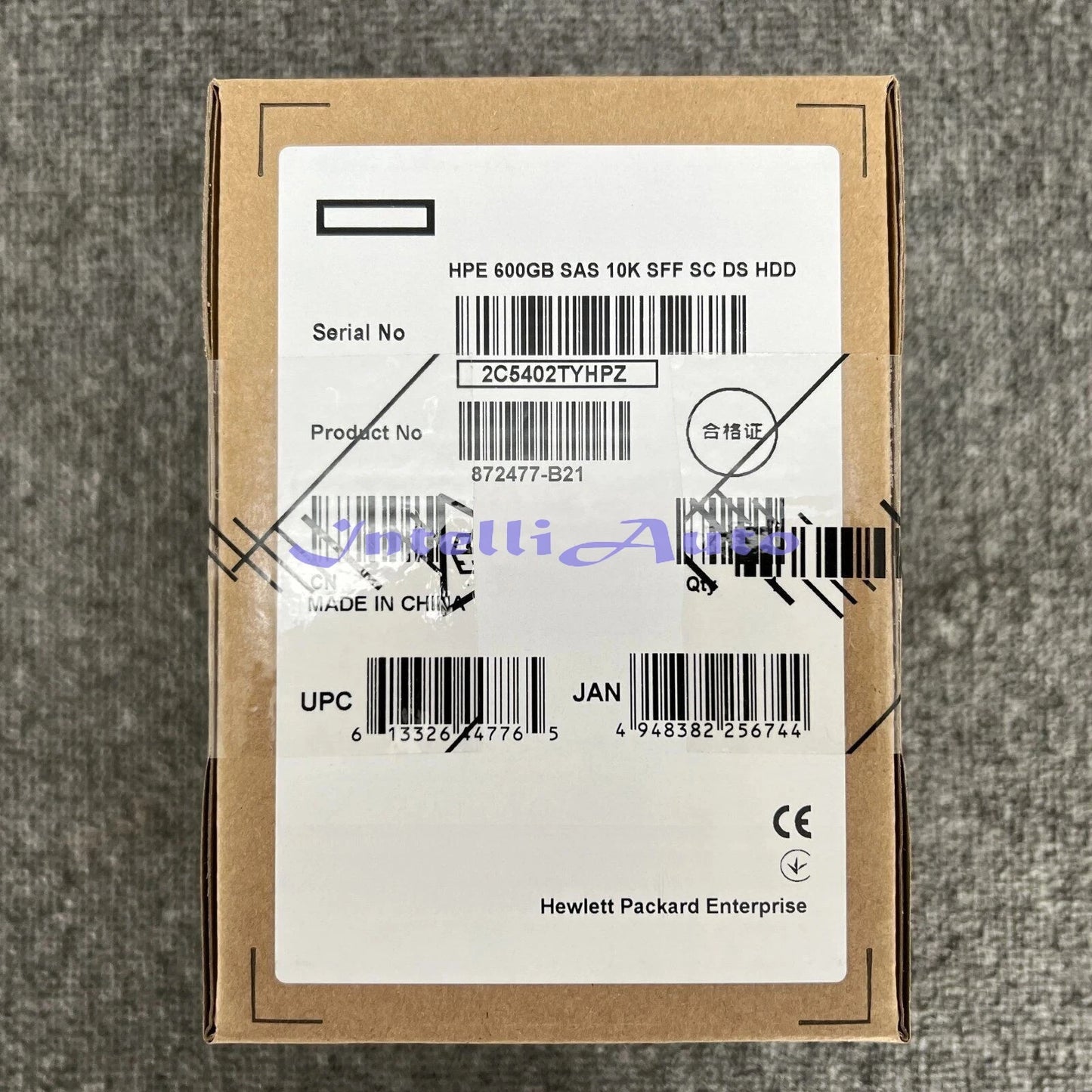 872477-B21 872736-001 HPE 600GB 10K SAS 2.5 12Gb/s 512e DS FW SC HDD
