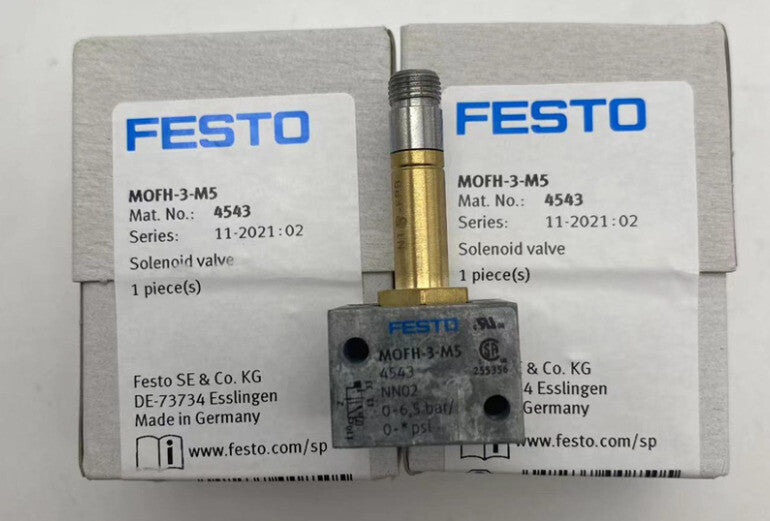 1PC Festo MOFH-3-M5 4543 Solenoid Valve
