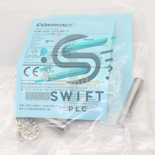 2Pcs CONTRINEX DW-AS-703-M12 PROXIMITY Sensor