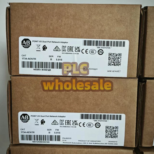 1PC Allen-Bradley 1734-AENTR Point I/O Dual Port Adaptor Module 1734AENTR