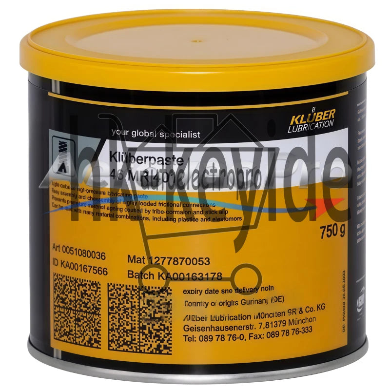KLUBER Lubrication Kluberpaste 46 MR 401 46MR401 750g ( 26.5 OZ) SAFE RELIABLE ~