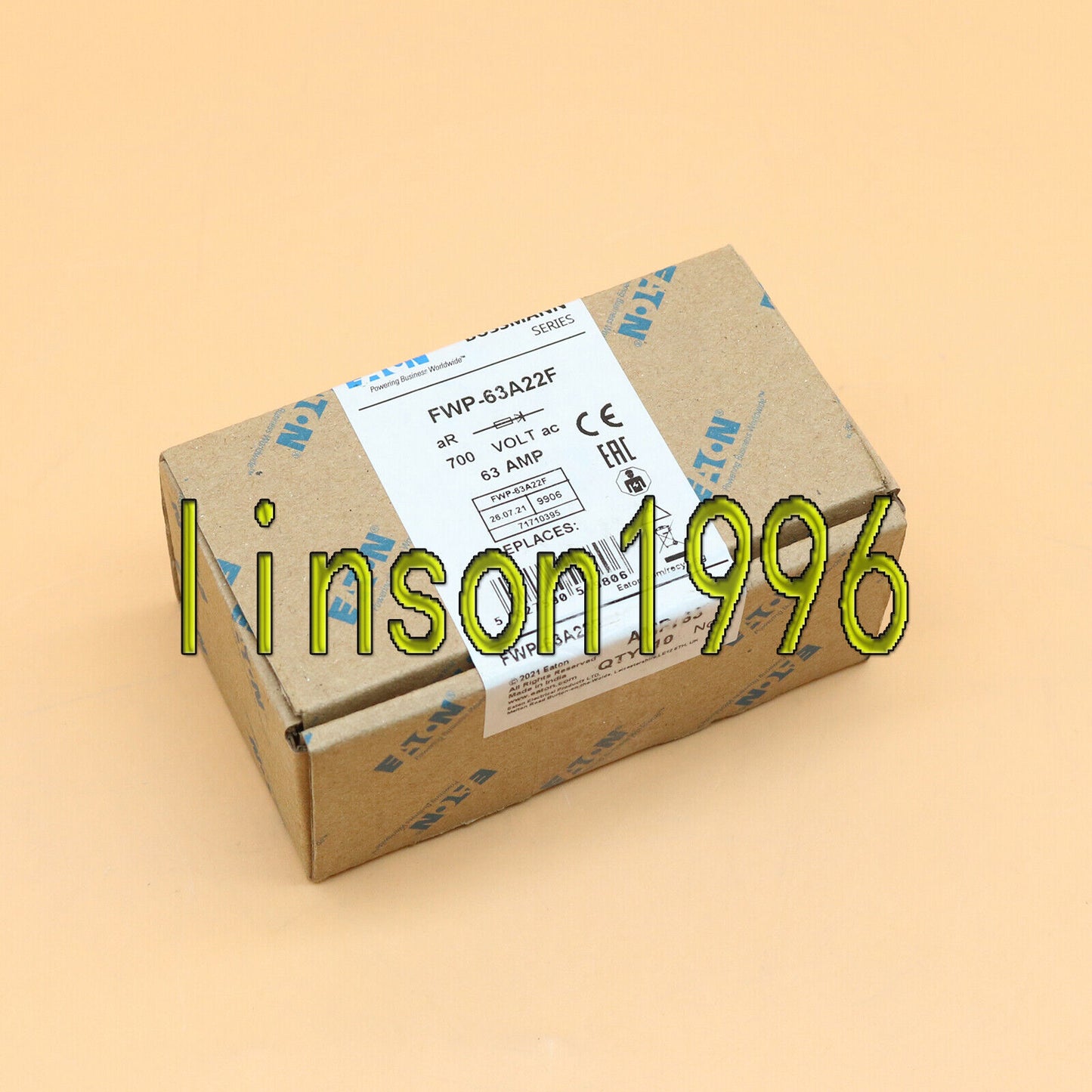 10-Piece/Box Bussmann EATON Fuse FWP-63A22F 700V Fast Ship - BUSSMANN EATON