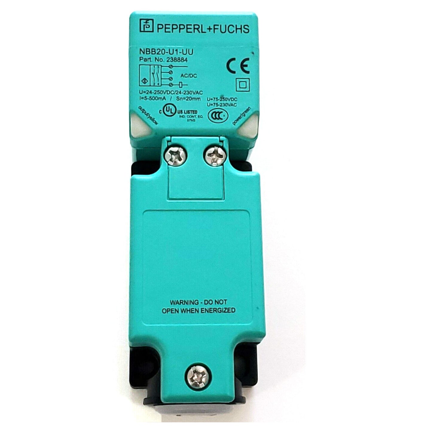 NBB20-U1-UU Inductive Proximity Sensor 238884 - PEPPERL + FUCHS