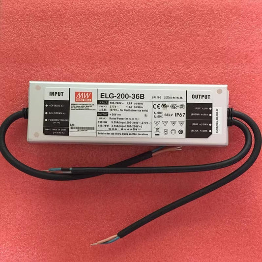 MEAN WELL ELG-200-36B Waterproof Power Supply
