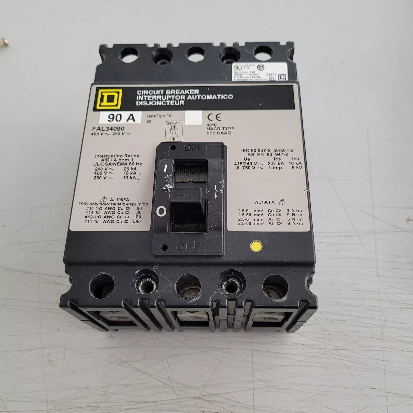 Square D FAL34090 Industrial Control System | 16-bit CPU | 400V AC | 32-bit RAM | 2GB Flash | Expandable I/O | Modular Design | High Security - SQUARE D