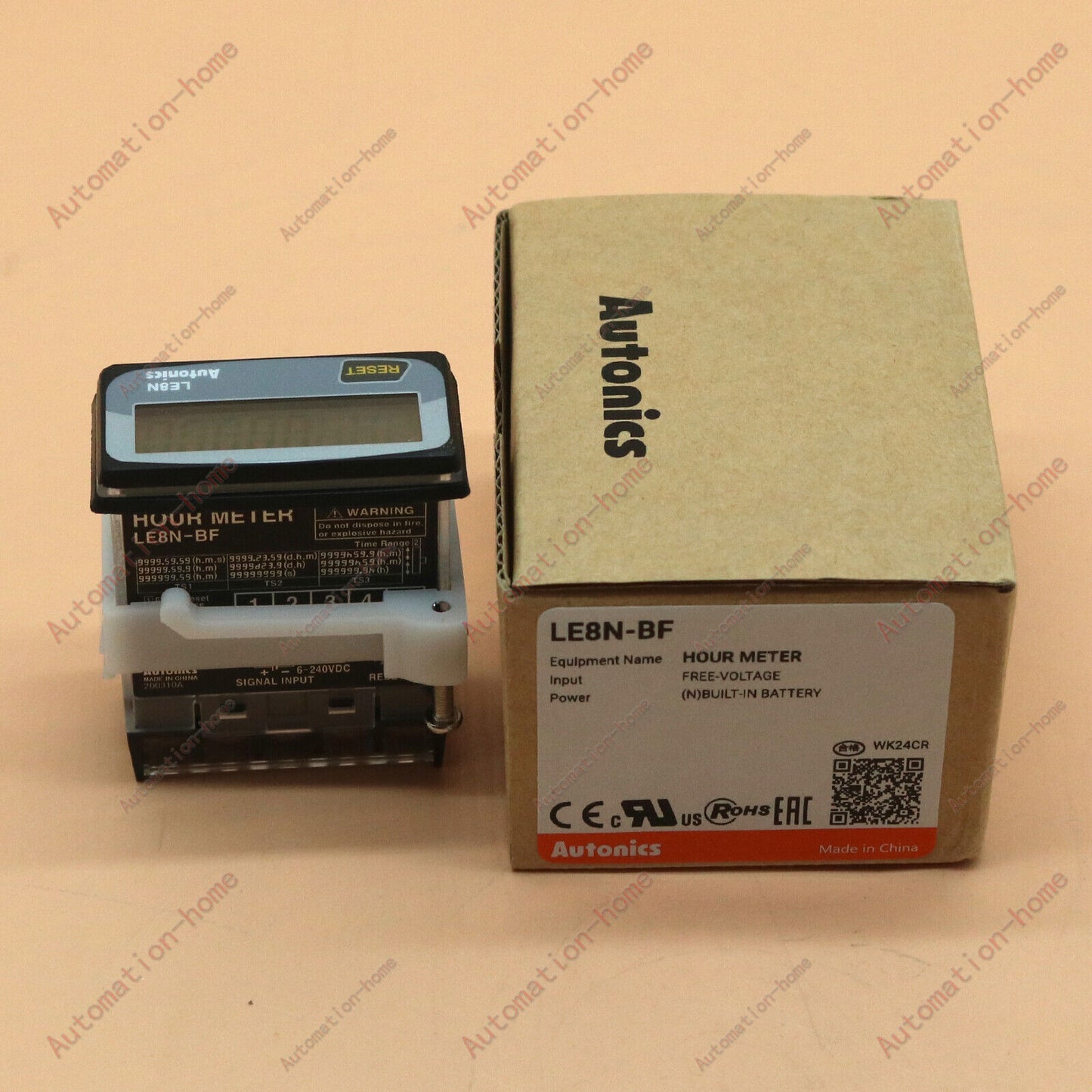 1PC LCD Digital Timer Indicator LE8N-BF - AUTONICS