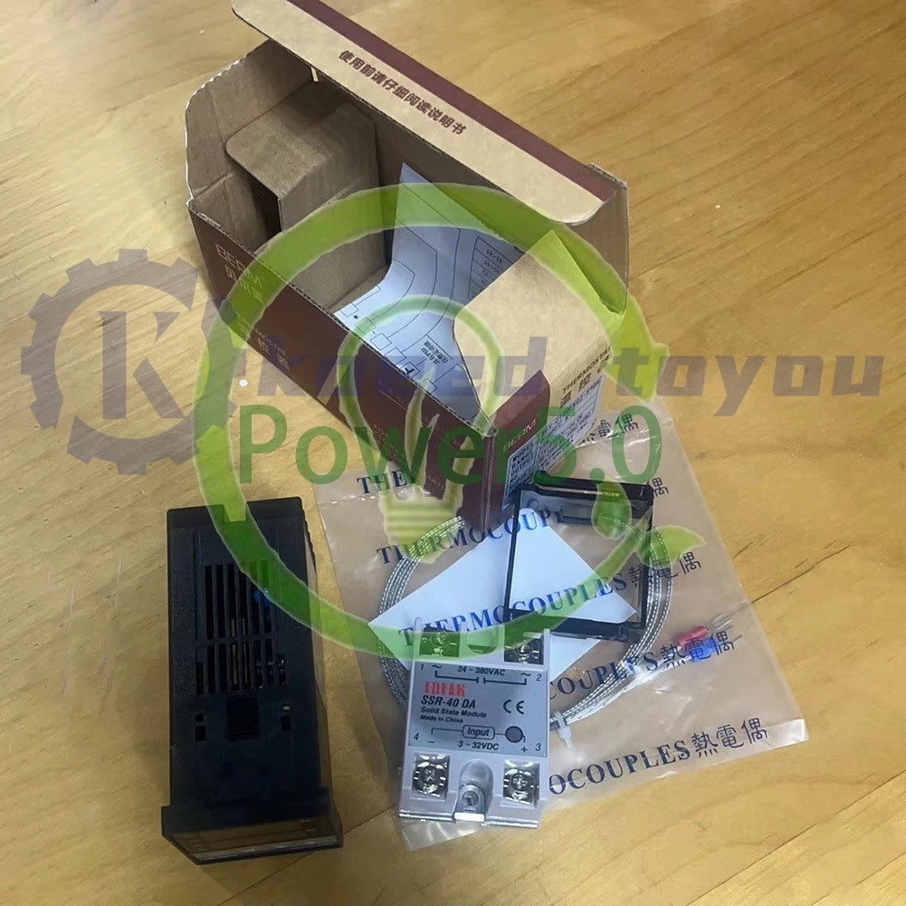 REX-C100 Digital lcd PID Temperature Controller Set+ K Thermocouple+ MaxSSR 40DA