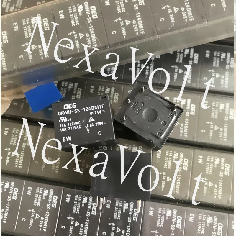 5Pcs OEG ORWH-SS-124DM1F 24VDC Power Relay 4Pins 15A 120VAC