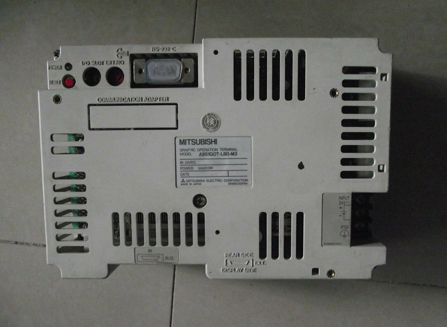 used Mitsubishi ONE Touch Screen A851GOT-LBD-M3 - MITSUBISHI