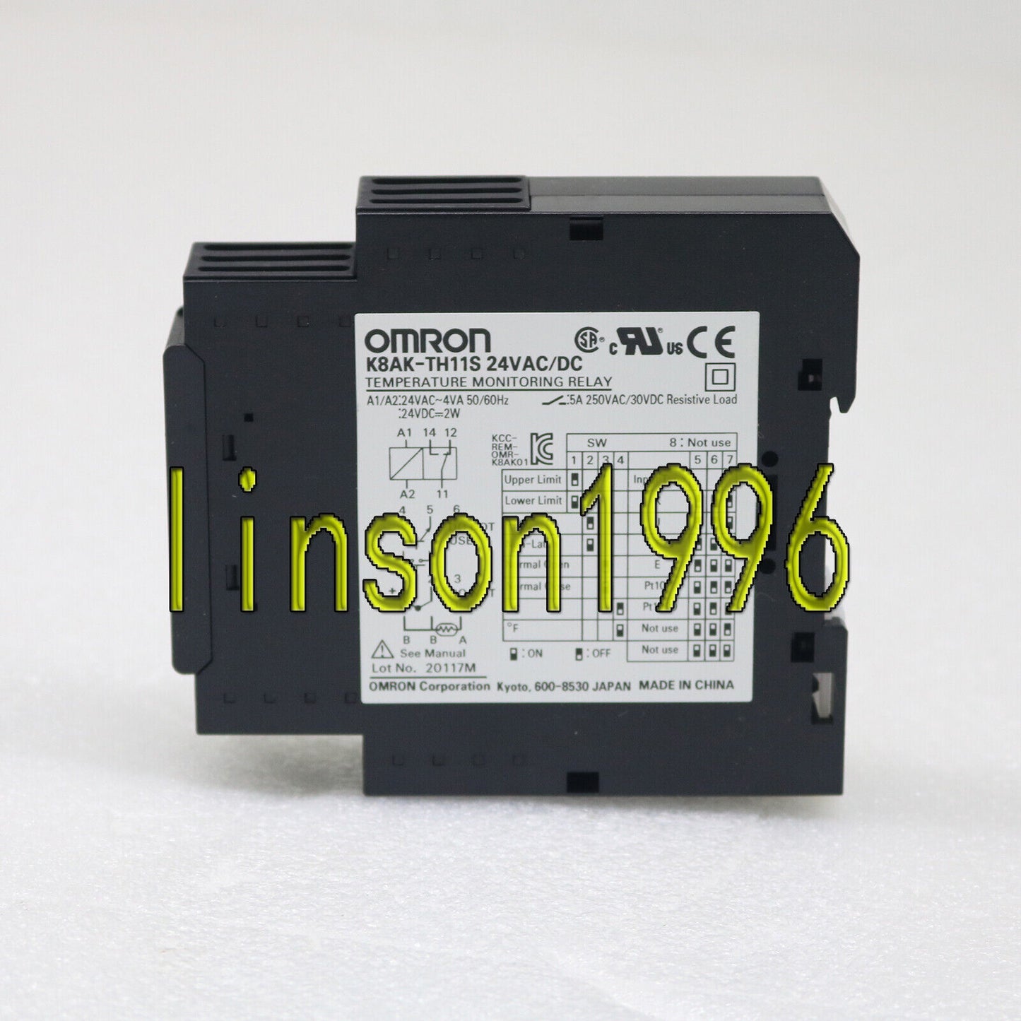 Omron Temperature Alarm K8AK-TH11S AC/DC24V - OMRON