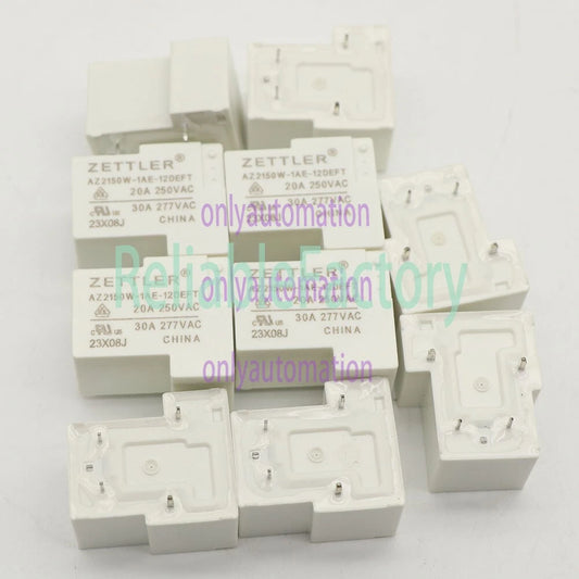 10Pcs ZETTLER AZ2150W-1AE-12DEFT 12VDC Automotive Relay 20A 250VAC 4Pins~