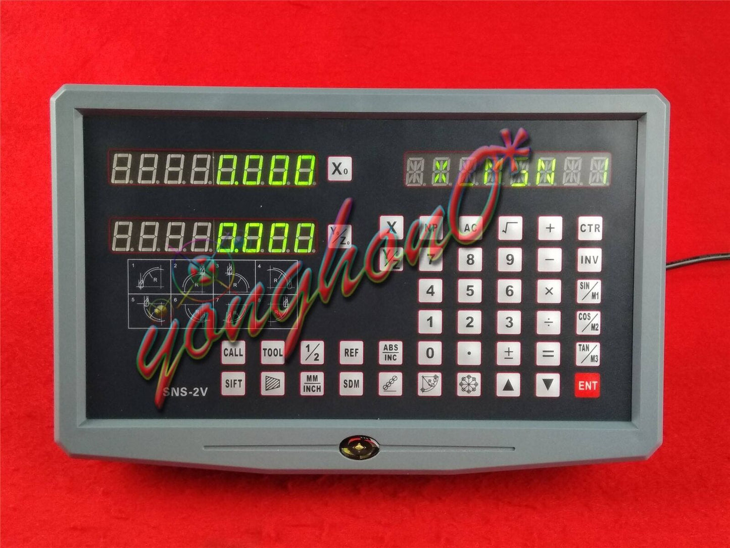 new SNS-2V 2 Axis DRO Digital Display Readout For Milling Lathe Machine - SNC