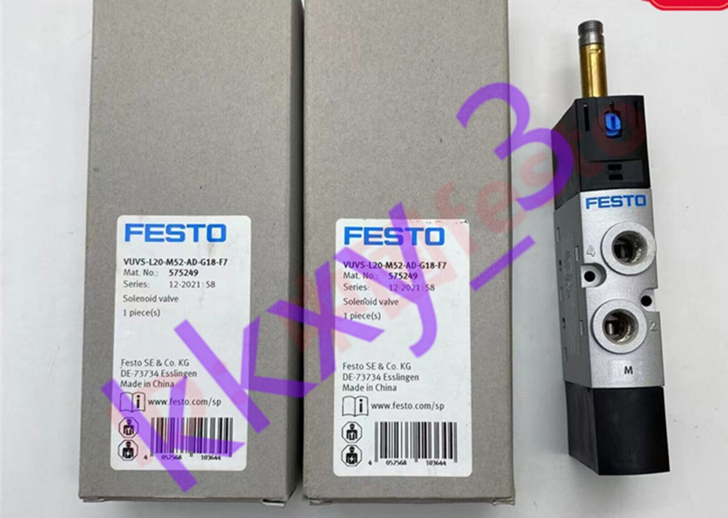 FESTO solenoid valve 575249 VUVS-L20-M52-AD-G18-F7 - FESTO