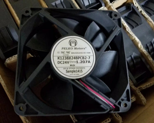 1pcs PELKO Motors K1238X24BPCB2-7 12038 24V 1.2A Inverter Fan