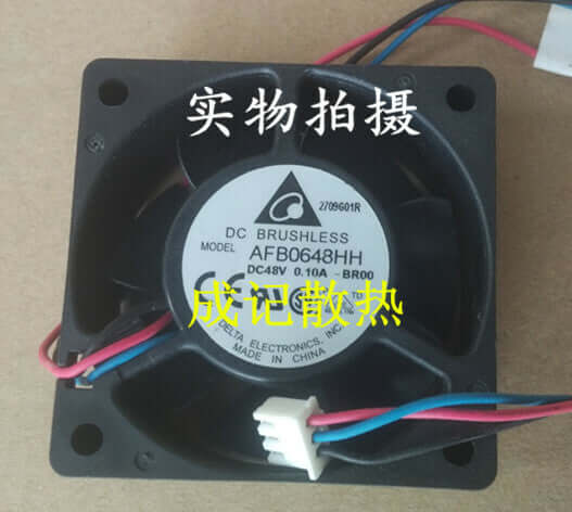new 1pcs Delta AFB0648HH -BR00 6CM 6025 48V 0.10A Double Ball Inverter Fan